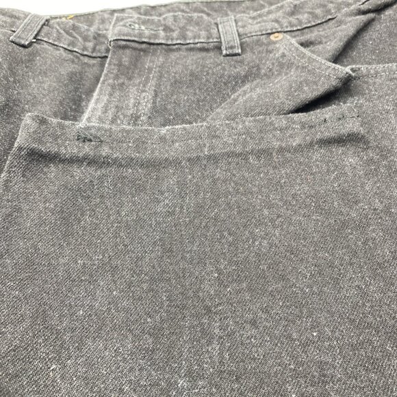 Vintage Levis 634 Denim Jeans Mens 40 Inch Waist Black 90s Y2K Orange Tab Canada - Picture 12 of 16